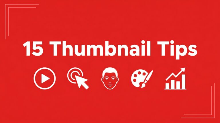 youtube thumbnail tips